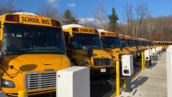 The largest electric school bus fleet in the US just launched in Maryland