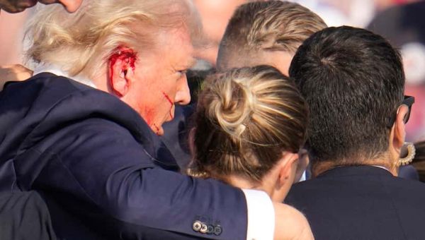 A few short minutes after Donald Trump took the stage, shots rang out