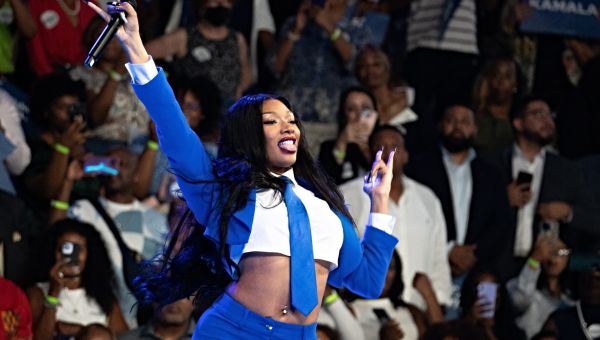 Megan Thee Stallion Performs Song About Her ‘Fat Pu**y’ at Harris Rally