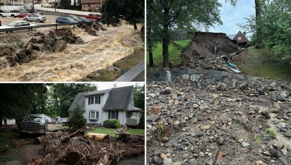 NY flooding sent boulders tumbling toward homes: ‘The whole mountain…