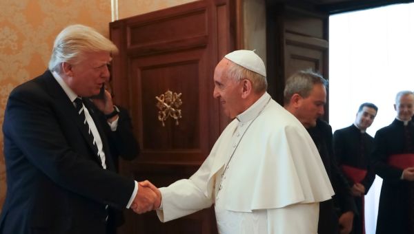 Trump draws criticism with AI image of himself as the pope ahead of papal conclave