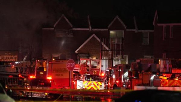 Plane with at least 2 aboard crashes in Philadelphia, setting homes ablaze and unleashing a fireball