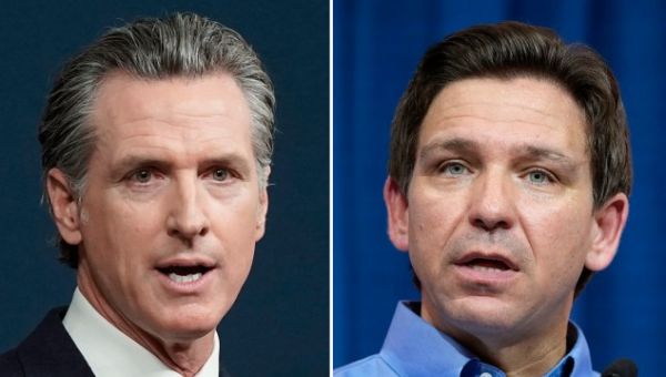 Newsom-DeSantis debate adds twist to 2024