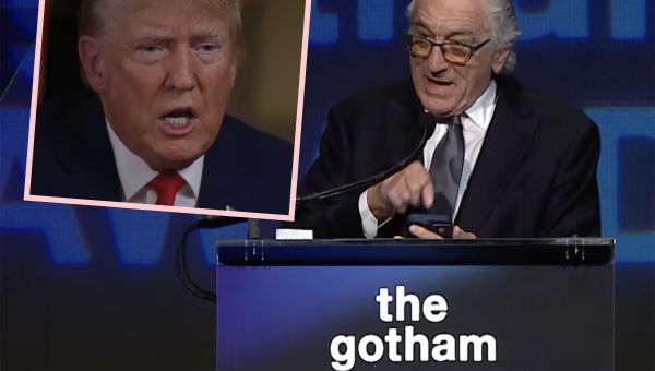 Robert De Niro Gets FURIOUS When His Anti-Trump Speech Gets Censored On Teleprompter At Gotham Awards! Watch! – Perez Hilton