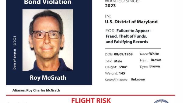 McGrath captured after three-week manhunt, U.S. Marshals Service says | Maryland Daily Record