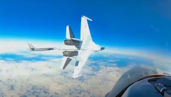 Video Shows Russian Su-35 Fighter Nearly ‘Ramming’ U.S. F-16 Fighter
