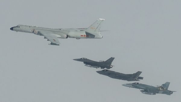 NORAD sent 3 different fighters to intercept Russian and Chinese bombers