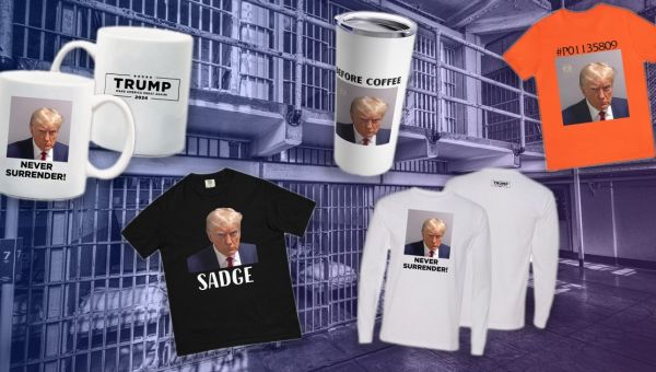 Trump mugshot could become 'best-selling t-shirt in history' as fans buy merch