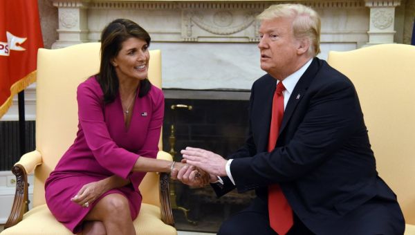 The US right has officially surrendered to Trump as Haley backs him for president