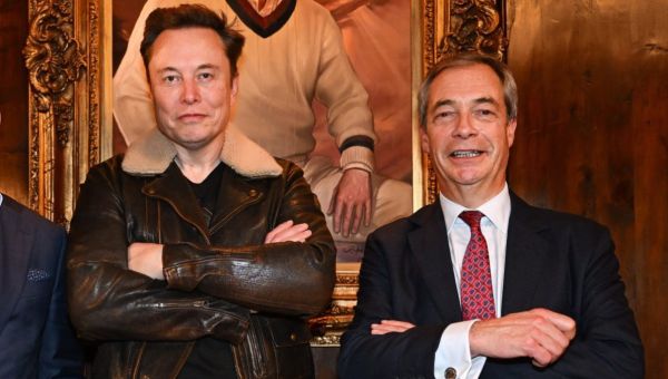 Farage will walk away from Musk’s millions over Robinson row