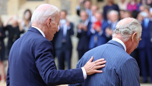 Biden accused of breaching royal protocol during today’s meeting with the King