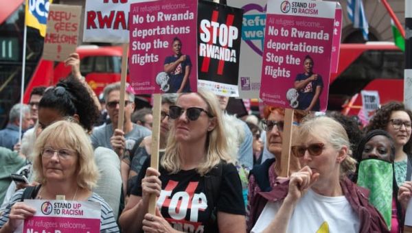 Anti-racists rejoice after court rules against Tory Rwanda deportation plan