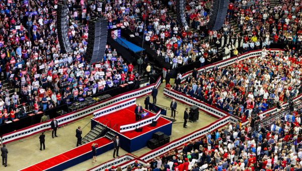 Photos show huge turnout for Trump, Vance in first rally since assassination attempt