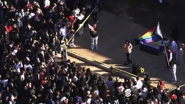 Students across Virginia walk out of school to protest anti-trans policies