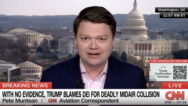 CNN Aviation Expert Absolutely Torches Trump for Blaming Crash on DEI: 'Unprofessional, Unpresidential' and 'Frankly, Unhinged'