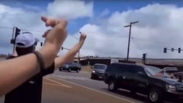 WATCH: ‘F —  You!’ Biden’s Belated Maui Visit Goes Off the Rails