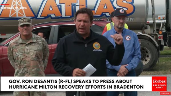 Governor Ron DeSantis Announces Free 10-Gal Emergency Fuel Depots – The Last Refuge