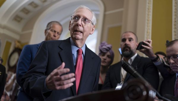 McConnell dodges questions on his health in first press conference back in Washington
