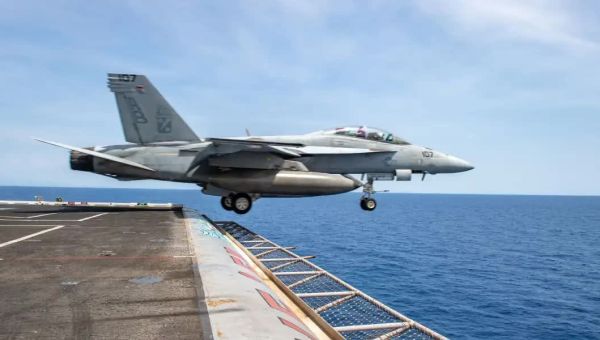 USS Truman F/A-18F Goes Overboard During Failed Landing as the aircraft carrier loses third Super Hornet