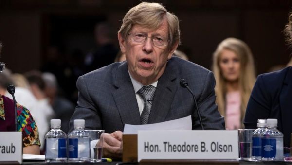 Prominent conservative lawyer Ted Olson, who argued Bush recount and…