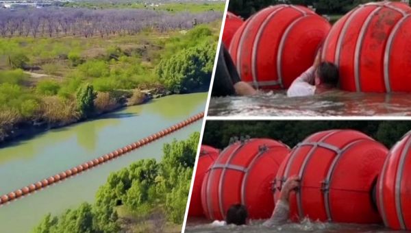 Texas to install a string of buoys to deter migrants from crossing the Rio Grande