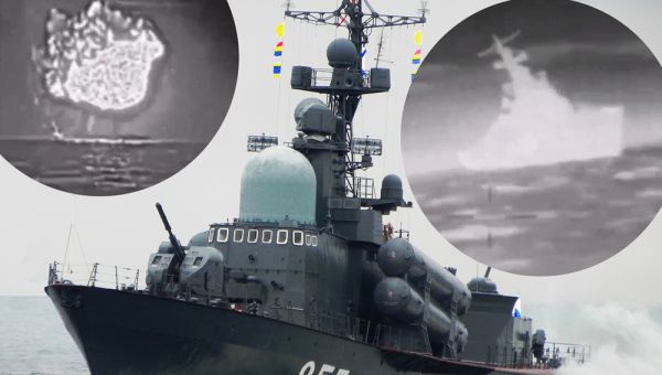 Russian Missile Corvette Sunk by Swarm of Drones, Says Ukraine