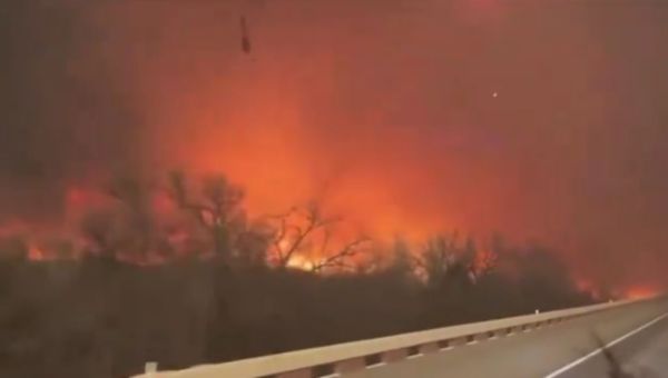 Disaster Declared as Raging Texas Wildfires Impact Nuclear Weapons Plant