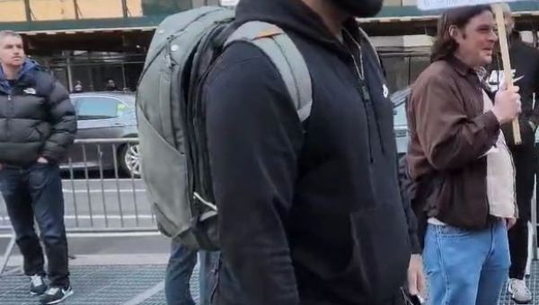 The Big Trump Protest is a Bust with More Reporters Than Trump Supporters