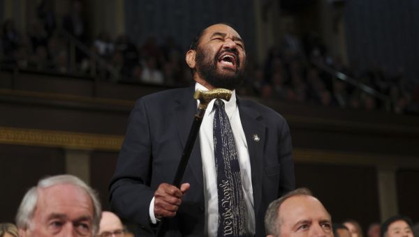 Speaker Johnson says Democratic Rep. Al Green will be censured for Trump speech disruption