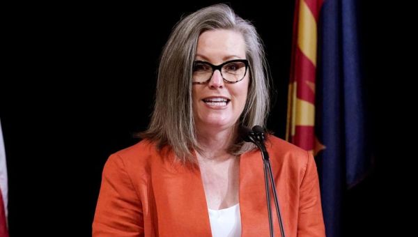 Democratic Arizona governor candidate Katie Hobbs’ campaign office…