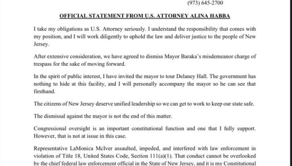 DOJ Announces Prosecution of Rep. LaMonica McIver for “assaulting, impeding and interfering with law enforcement” During Political Stunt at ICE Facility – The Last Refuge