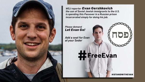 At some seders, an empty seat for journalist jailed in Russia – J.