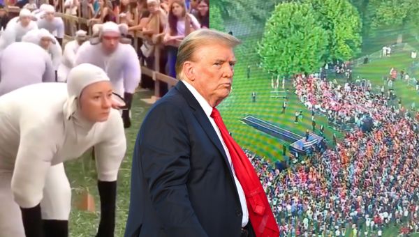 How many people were at the Trump Bronx rally?