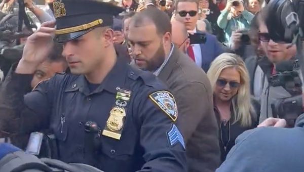 ‘Extremely Dangerous’: MTG Presser Derailed By Swarm of Counter-Protestors and Reporters