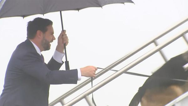 Who’s a good boy? JD Vance’s family pooch makes campaign trail debut