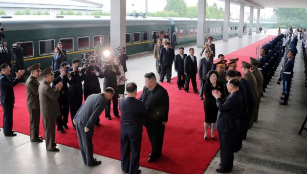 North Korea’s Kim Jong Un in Russia amid U.S. warnings not to sell arms