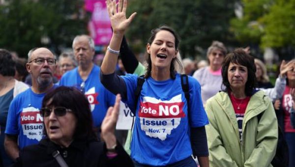 Abortion rights and marijuana questions expected to drive Ohioans to polls as early voting begins – The Boston Globe