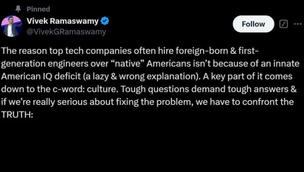 Vivek Ramaswamy draws online flak for saying that American culture praises “mediocrity over excellence” | The Mary Sue