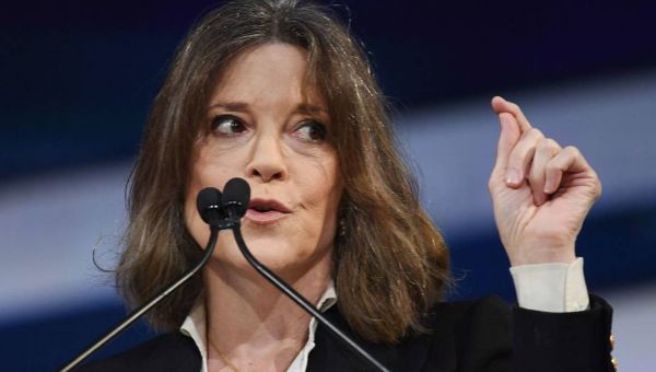 Author Marianne Williamson announces challenge to Biden for Democratic nomination