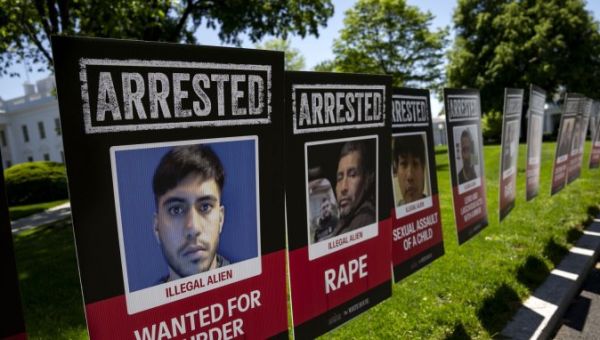 White House displays scores of what it says are mugshots of arrested immigrants – UPI.com