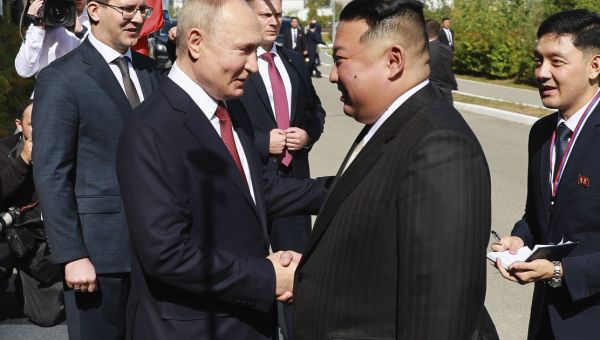 North Korea’s Kim vows full support for Russia’s ‘just fight’ after viewing launch pads with Putin