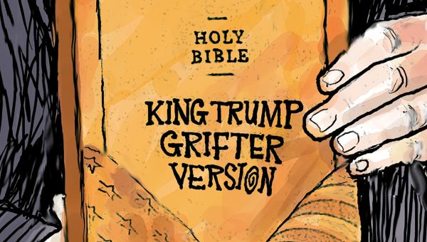 JD Crowe: Trump Bibles: Thank your orange slumlord and grifter
