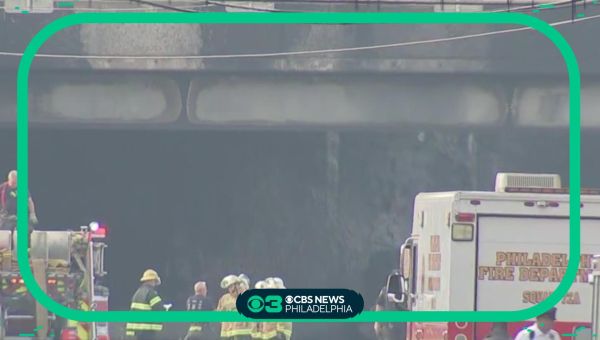 Portion of I-95 collapses in Philadelphia following vehicle fire