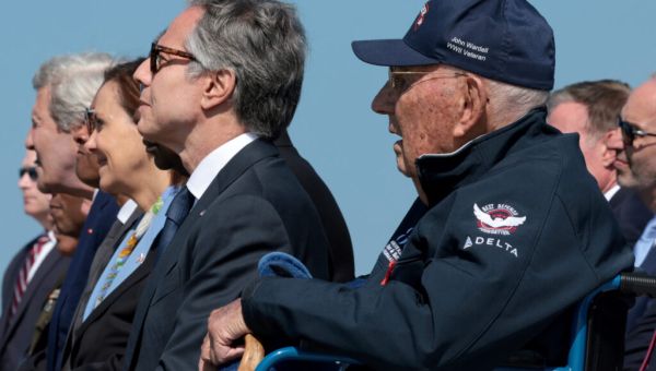 'Democracy begins with each of us,' Biden says at site of D-Day invasion in Normandy