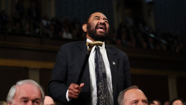 Democratic Rep. Al Green removed from chamber after outburst during Trump address