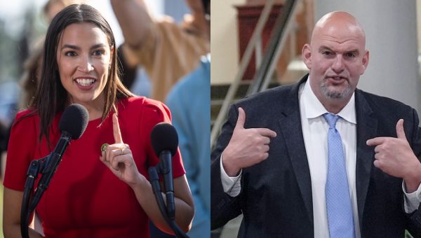 AOC Blasts 'Confused' Fellow Dem Fetterman After He Roasts Chaotic House Committee Yelling Match