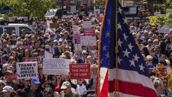 May Day demonstrations in US and around the globe protest Trump agenda