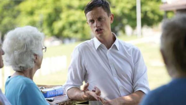 Iowa Democrat Rob Sand launches campaign for governor
