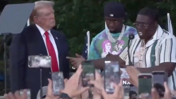 Sheff G and Sleepy Hallow Endorse Donald Trump at Bronx Campaign Rally