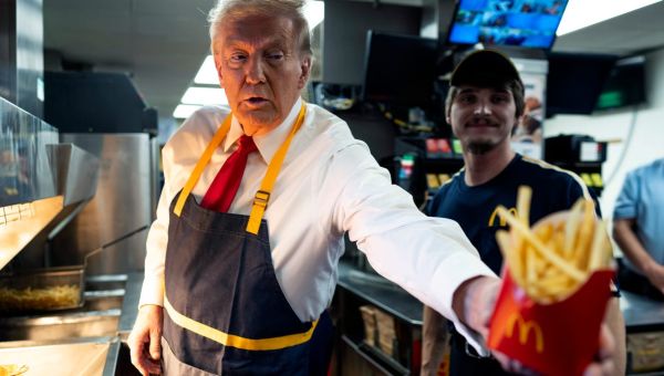 McDonald’s is distancing itself from Donald Trump after a high-profile visit to the fryer